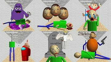 But Baldi Dies & Fainted 10 Mods Different In Baldi