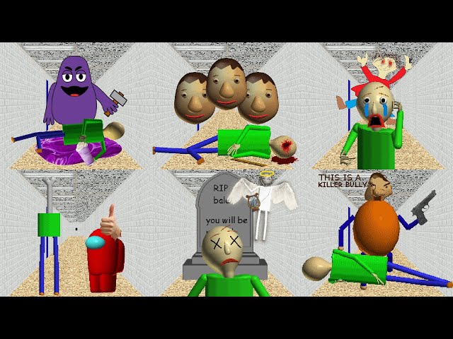 But Baldi Dies & Fainted 10 Mods Different In Baldi's Basics Mods! class=