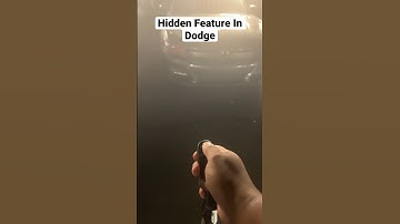 Hidden Feature In Dodge Vehicles