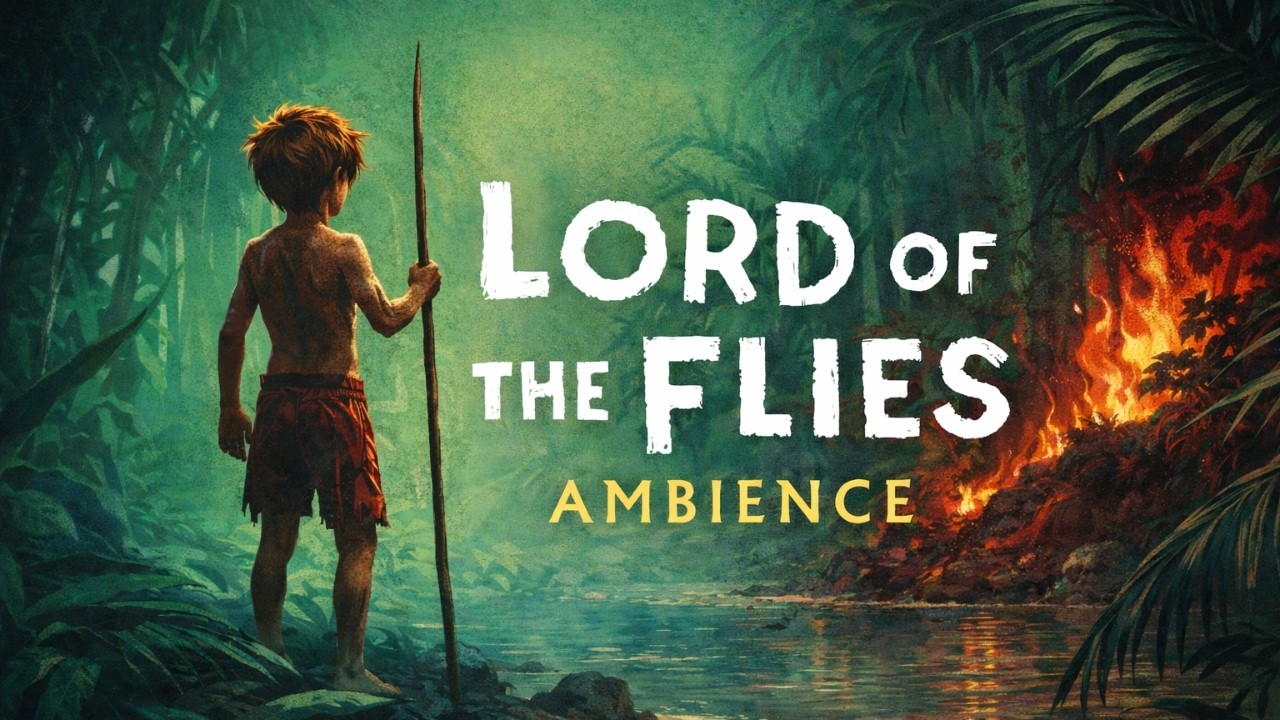 Lord of the Flies Reading Music | Immersive Jungle Ambience with Sounds & Visuals