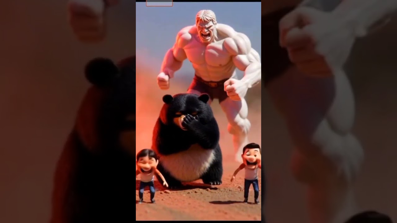 Tiny Mans workout with kungFu Panda & Hulk Funny Workout with Tiny Mans |