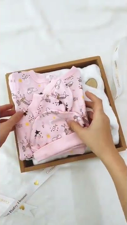 New Born Baby Gift Box 🎁 Welcome to the world Little Princess 👸🏻 #geniusbabyhouse #giftbox