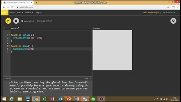 P5.js begginers series: Ep1: Drawing a circle