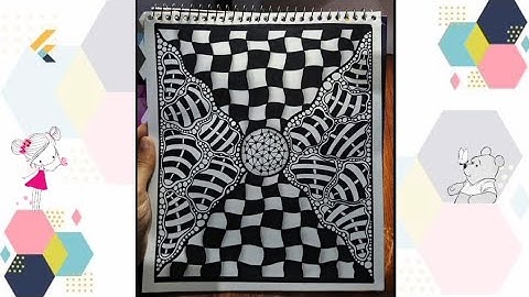 Zentangle pattern part 21| Beginners friendly| SoftLine Studio