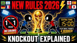 How Knockout Stage Works in World Cup 2026 | NEW RULES | FIFA World cup | The Football Analyst |FIFA