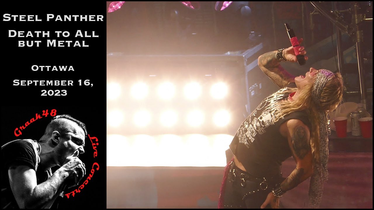 Steel Panther "Death to All but Metal" Ottawa September 16, 2023