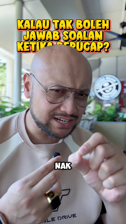 Tak boleh jawab soalan ketika berucap? Guna 3 teknik ini insyaAllah membantu. #shorts