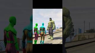 GTA V Superman vs hulk fighting video#shortsfeed #shortsvideo