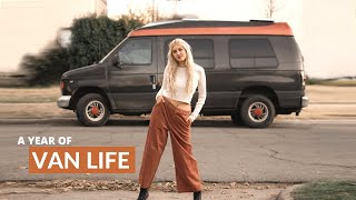 LIVING IN A VAN | my year in the van by Krystal Ventures 103,383 views 4 years ago 7 minutes, 1 second