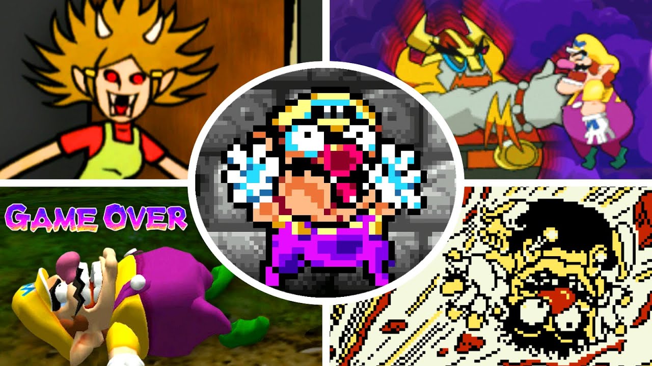 Evolution of Wario Deaths & Game Over Screens (1993 - 2026)