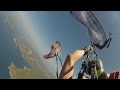 Paragliding reserve, bad SAT entry, spin, unsymmetrical stall and reserve toss. Oludeniz, Babadag