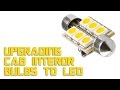 Upgrading interior light bulbs to LEDs - Self built DIY VW T5 camper conversion