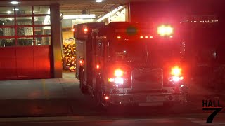 North Vancouver City Fire Department - Engine 10 Responding