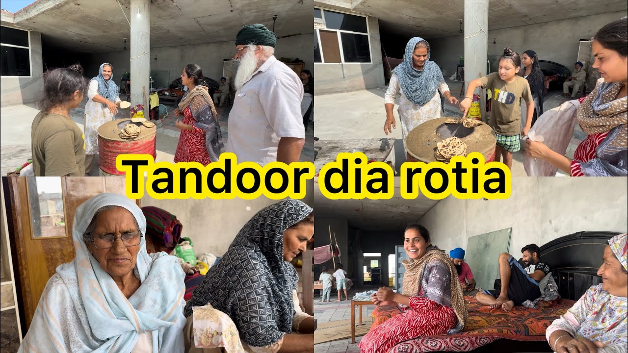 Ghar de tanddor te bnaia rotia, Thali wich rakh ke khaia rotia