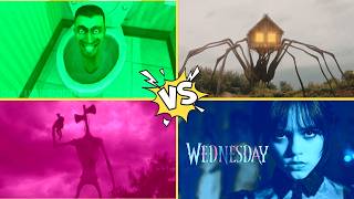 TilesHop EDMRUSH Skibidi Toilet vs House Head vs Siren Head vs Wednesday🔥🔥🔥 Subscribe! screenshot 5