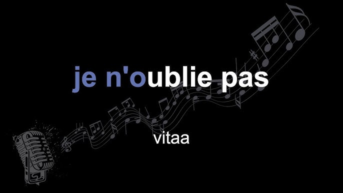 vitaa, les choses qu'on fait, lyrics, paroles, letra