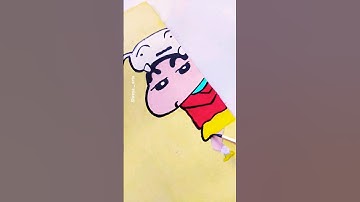 Shinchan Colour Drawing | ShinChan  #shorts #shinchan #art #viral #cartoon #drawing #acrylicpainting