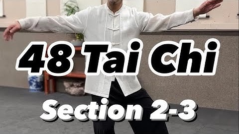 48 tai chi section 2-3￼