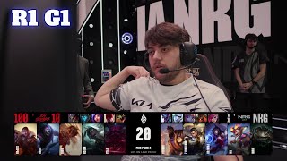 100 vs NRG - Game 1 | Round 1 S14 LCS Spring 2024 Playoffs | NRG vs 100 Thieves G1 full