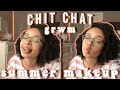 Chit Chat GRWM: gEt tO KnOw Me (my everyday summer makeup routine) | aliyah simone