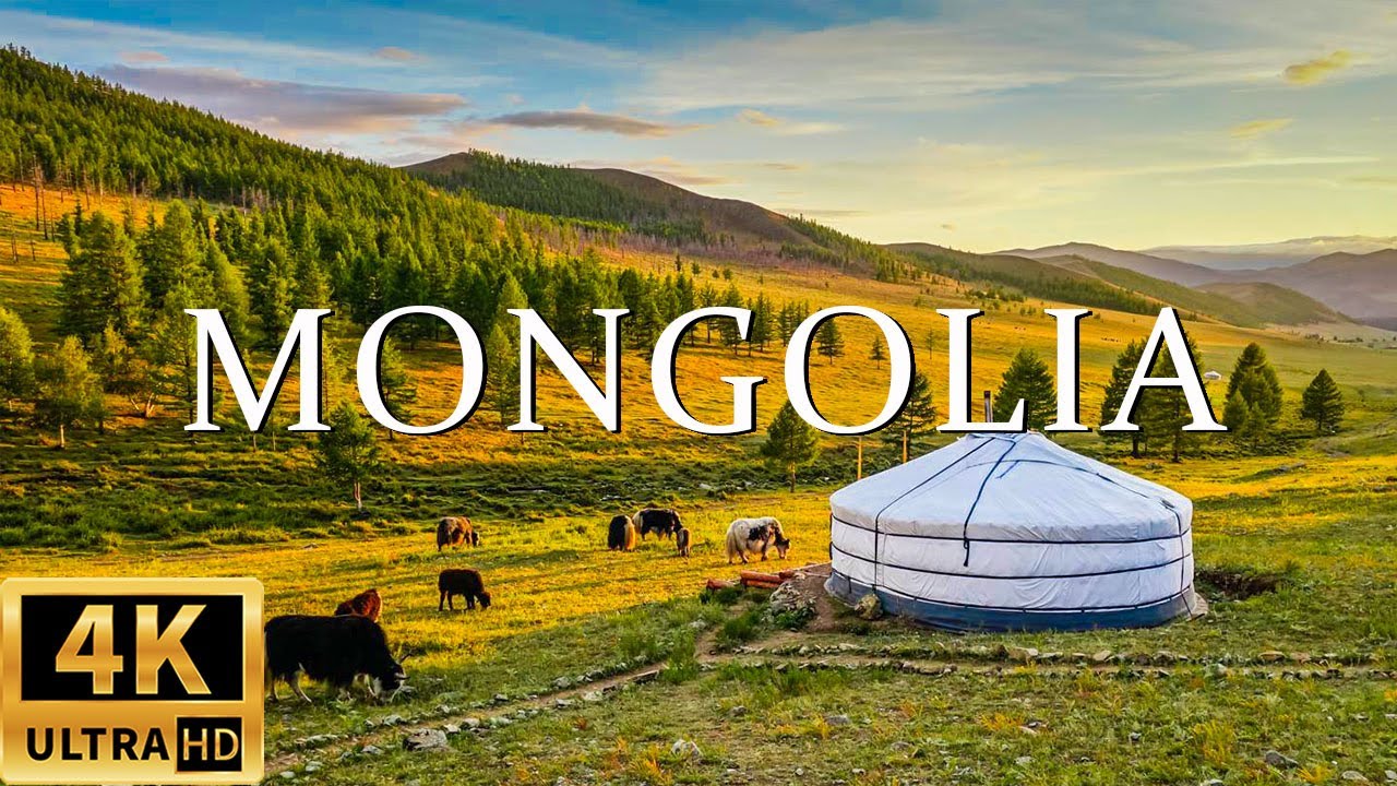 Mongolia 4k Relaxing Music Along With Beautiful Nature Videos 4k