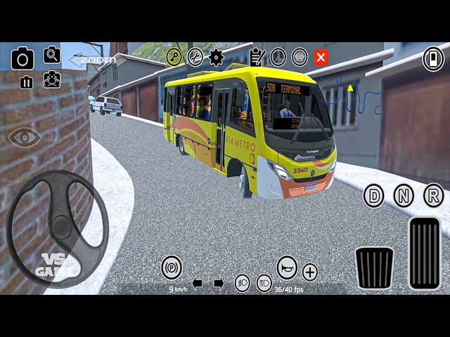 New Coach Comil Versatile Gold Driving Gameplay - Proton Bus