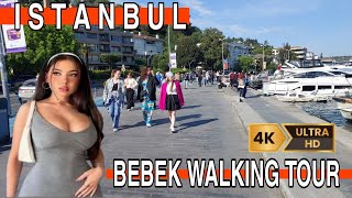 ISTANBUL TURKEY 2024 BOSPHORUS 4K WALKING TOUR 12 MAY 2024 |BEBEK LUXURY NEIGHBOURHOODS