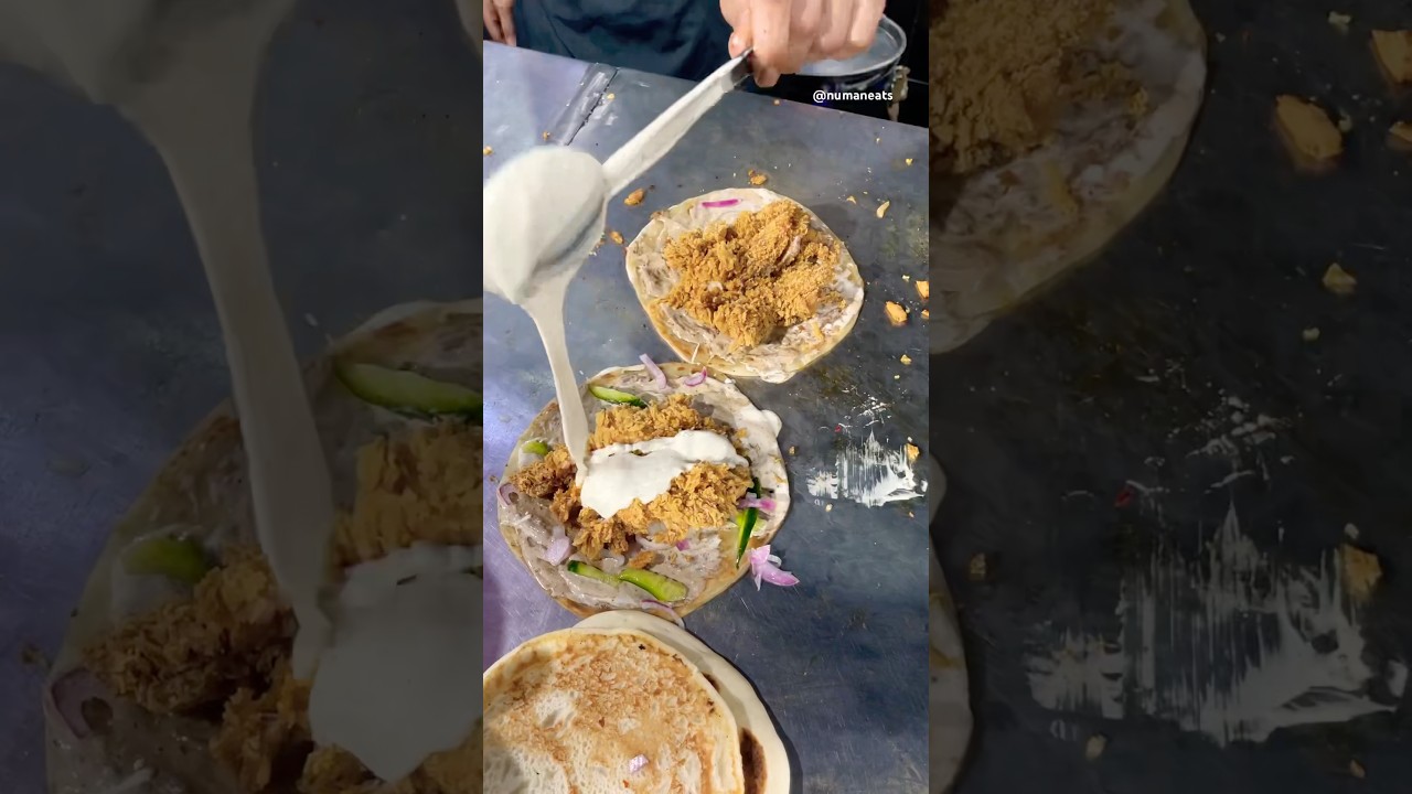 Lahore Most Loaded Chicken Shawarma| Chincken Shawarma| Street Food| Zinger Chicken Shawarma 