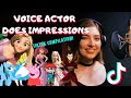 Voice actor does impressions  tiktok compilation
