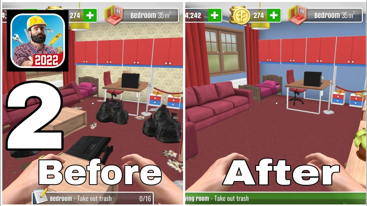 House Flipper Mobile Gameplay Walkthrough Part 3 Tutorial (iOS