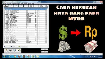 MYOB - Cara Merubah Mata Uang Dolar ke Rupiah di Aplikasi Myob