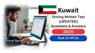 Kuwait Driving Written Test 2025 [Updated] Questions & Answers for Driving License Exam screenshot 1