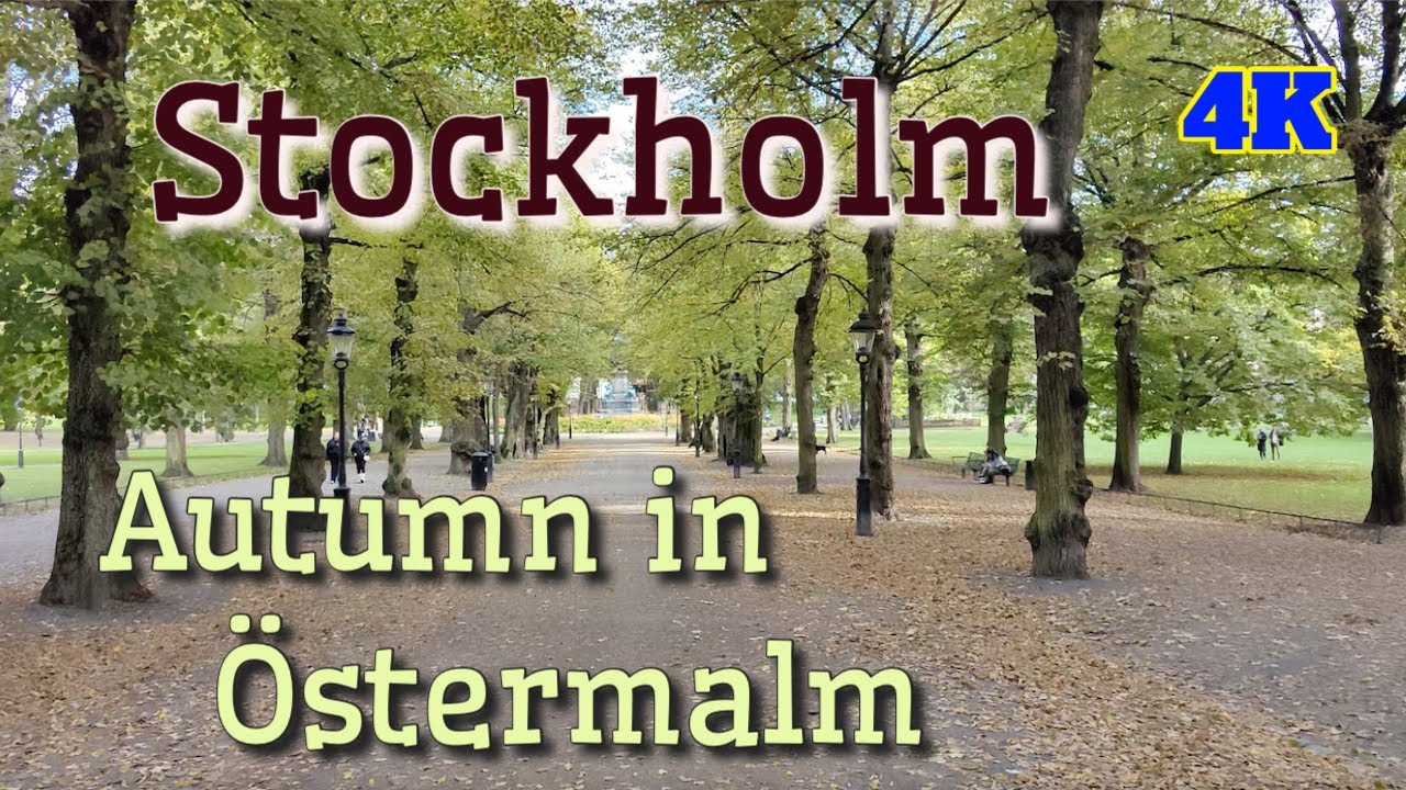 Exploring Stockholm's Hidden Gems:Humlegården Park in Östermalm 4K # ...
