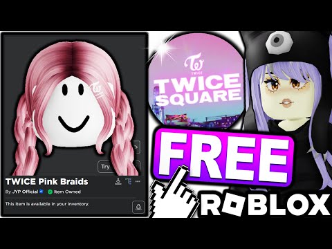 ROBLOX TWICE SQUARE FREE HAIR IS FINALLY HERE 🥰 (FASTEST METHOD) 
