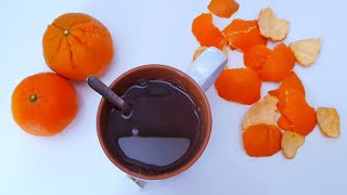 Homemade Mandarin Peel Tea for good health, don't toss them away