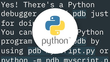 How to step through Python code to help debug issues?
