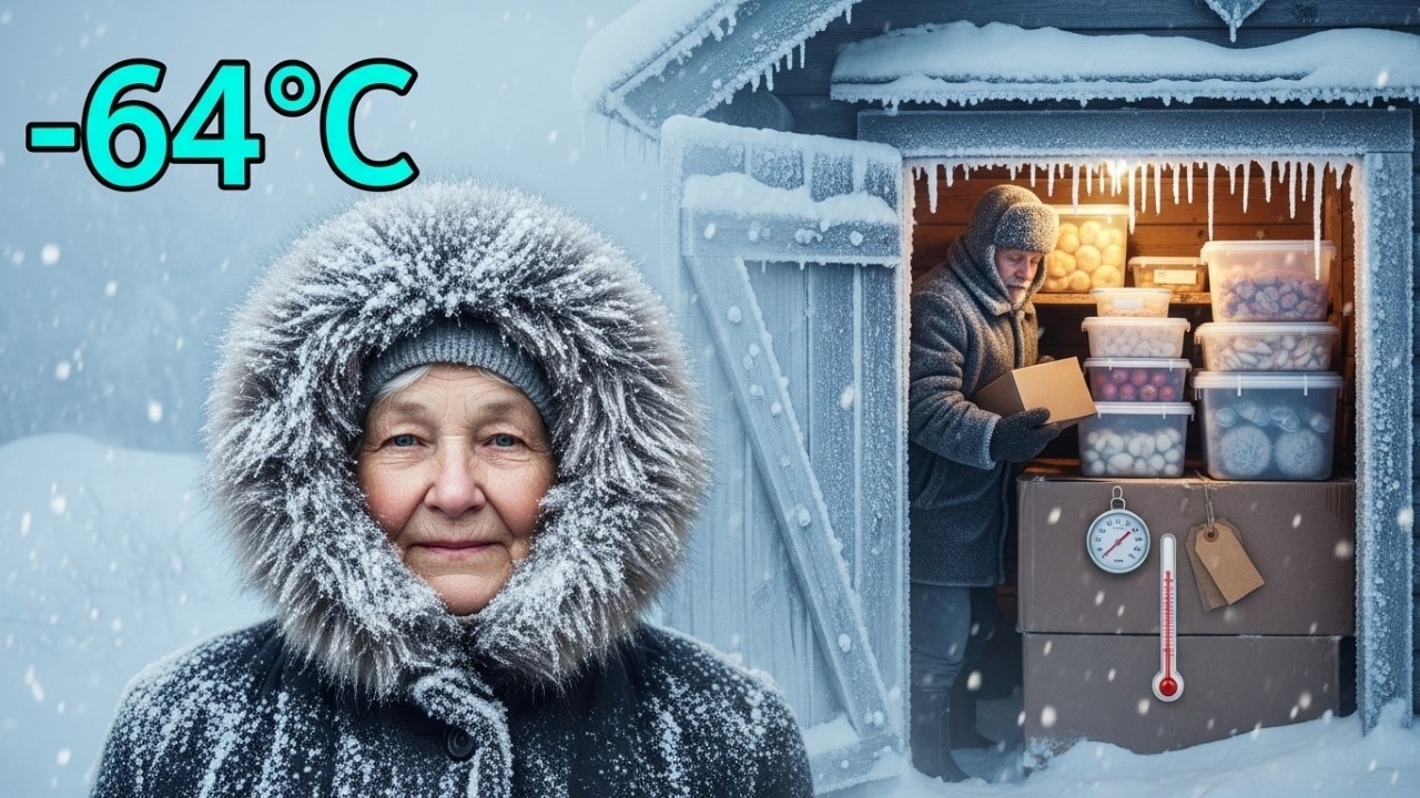 How We Store Food All Winter at −64°C (−83°F) | Yakutia