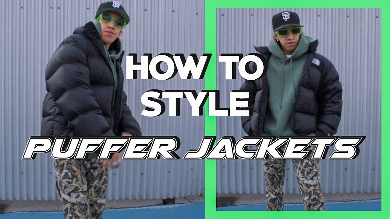 5 Easy Ways to Style Puffer Jackets | DOPENSTEEZ | 2020