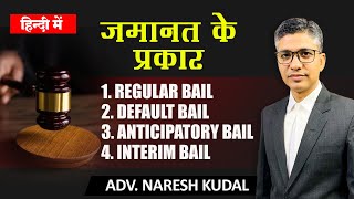 Types of Bail, Anticipatory Bail, Regular Bail, Default Bail, Interim Bail (230)