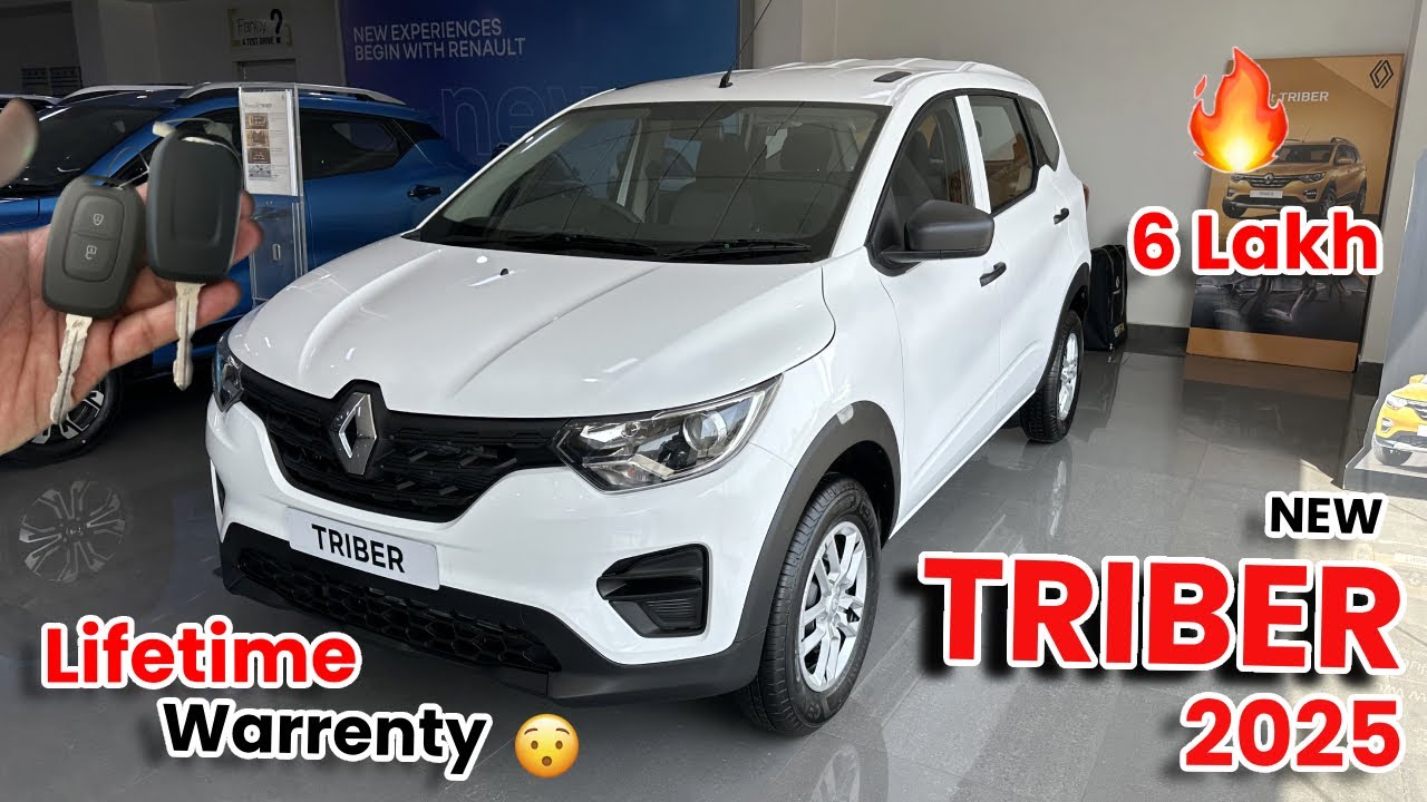 New Renault Triber RXL 2025 Walkaround : Lifetime Warranty 🚗🔥 - YouTube