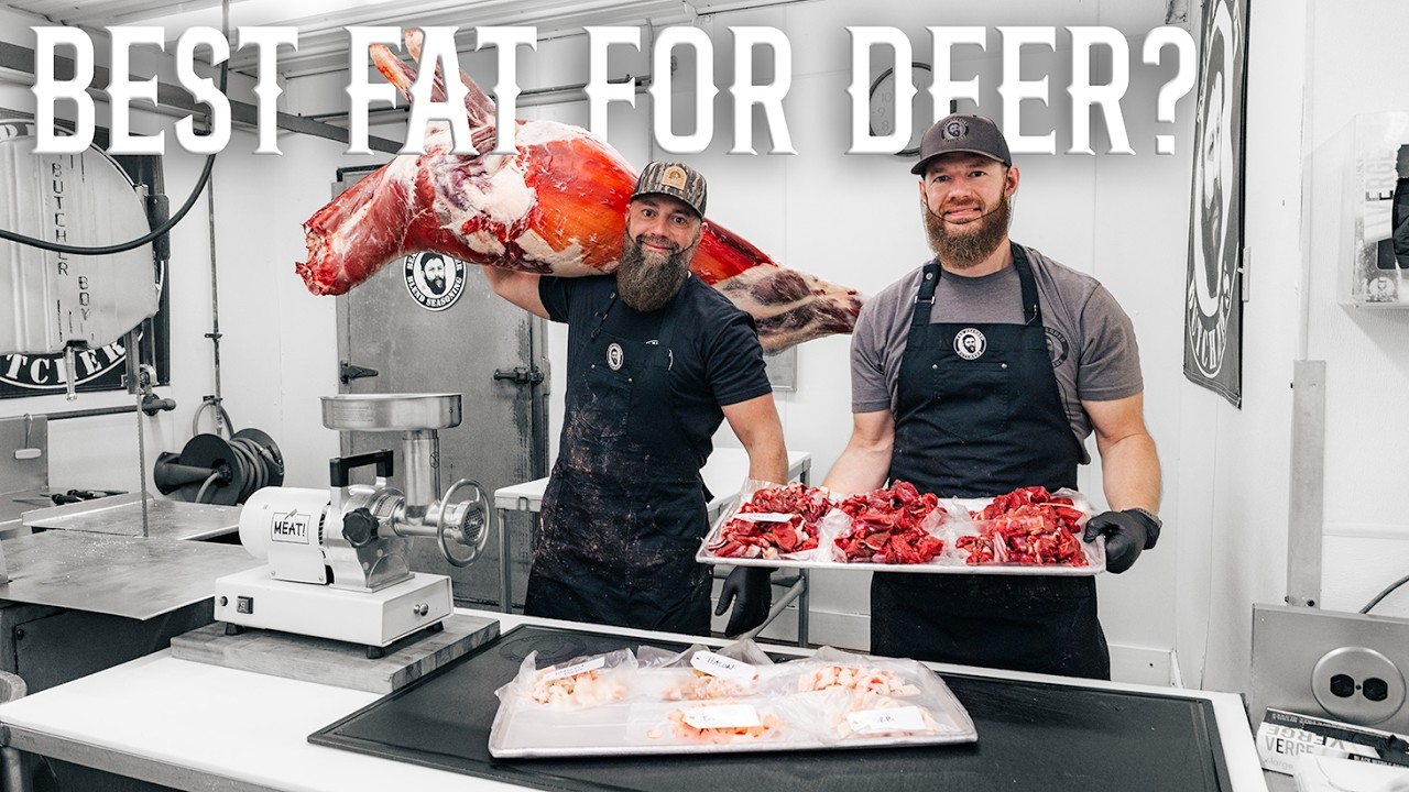 What's the BEST Fat to Add to Deer Meat?