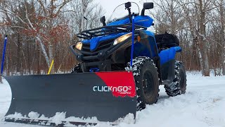 ATV Plowing Snow Video 2024: Just Enough White Stuff to Plow