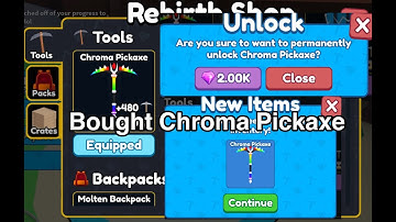 I Bought the Chroma Pickaxe in Mining Simulator 2