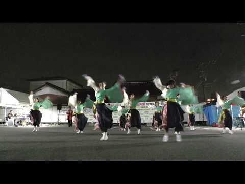 「 夢翠 」ろっけん通りおどりん祭 2018 【本部前会場(18：51ごろ)】
