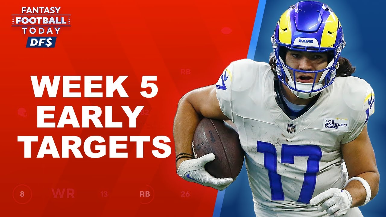 NFL DFS Week 4 RECAP & Early Week 5 TARGETS -- Are you adding Rams