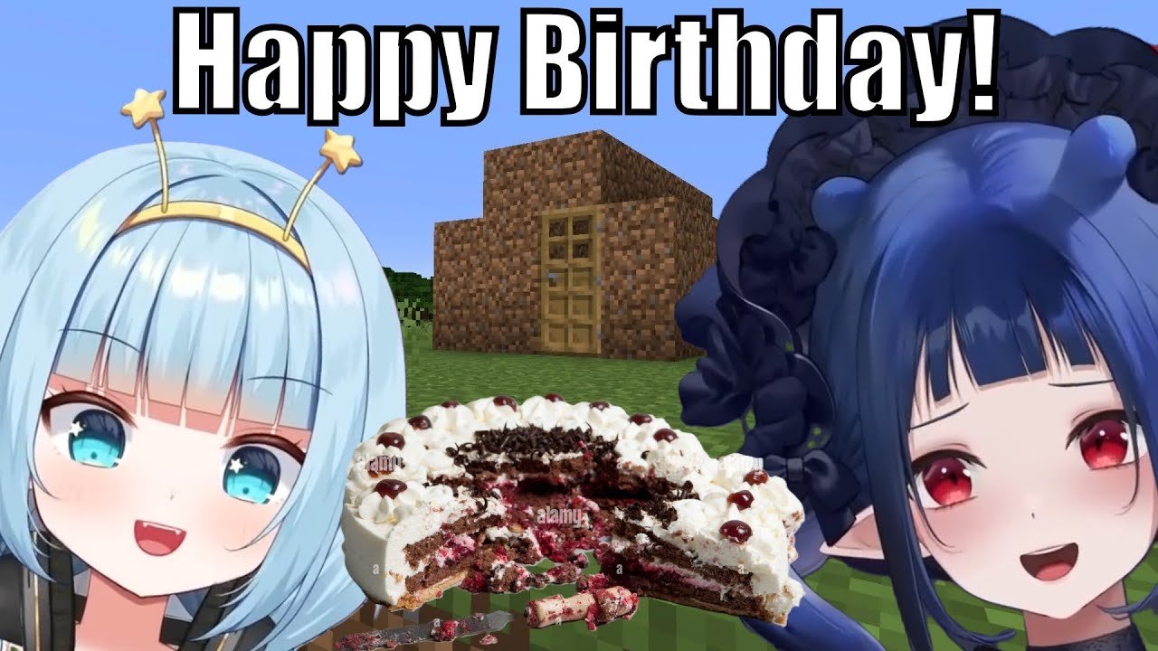 Dizzy makes a cake for Jelly's birthday