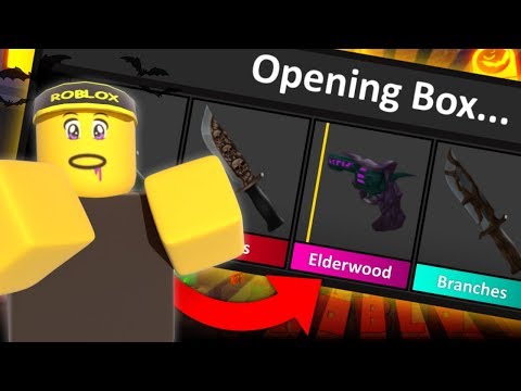 Roblox Murder Mystery 2 MM2 Elderwood Scythe Godly Knife and Guns