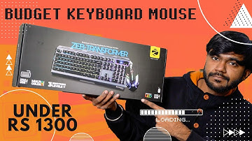 Zebronics Zeb-Transformer Gaming Keyboard and Mouse Combo - Unboxing and Review