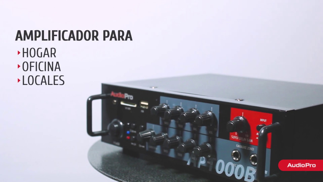 Amplificador con Bluetooth AudioPro AP1000BT - Sonomarcas