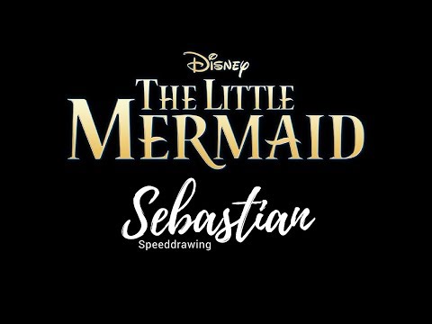 Disney speeddrawing  - The little mermaid  - Sebastian